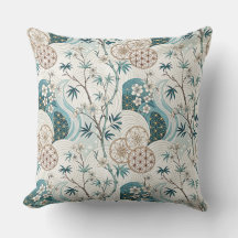 Traditional Japanese Bamboo Blossom Floral Pattern