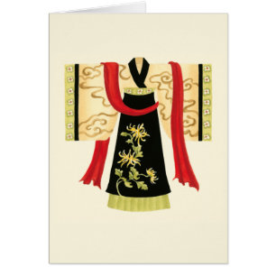 Traditional Japanese Kimono with Floral Print