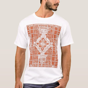 Traditional Japanese Pattern Design Seamless Print T-Shirt
