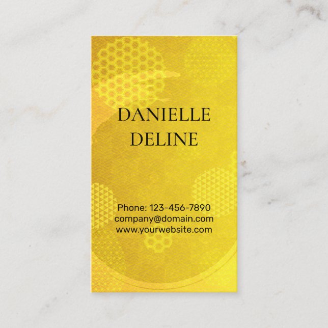 Traditional Japanese pattern Modern art gold Business Card (Front)