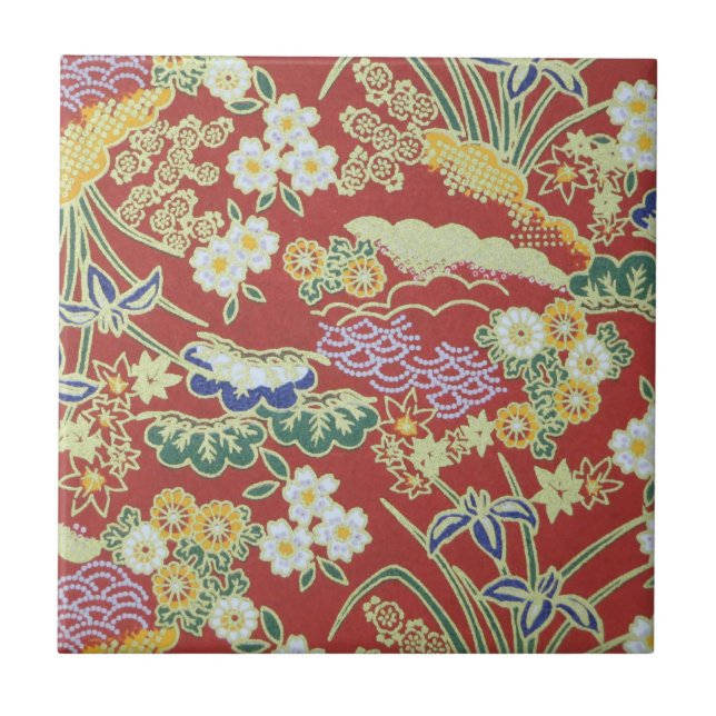Traditional Japanese Pattern Tiles (Front)