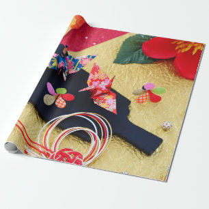 traditional Japanese pattern Wrapping Paper