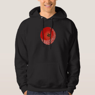 Traditional Japanese Patterns Cherry Blossoms Umbr Hoodie