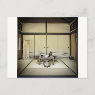 Traditional Japanese Room Postcard