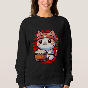 Traditional Japanese Taiko Drum Sweatshirt