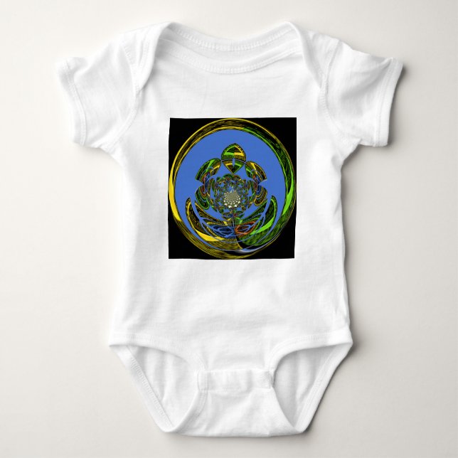Traditional Just Blue Baby Bodysuit (Front)
