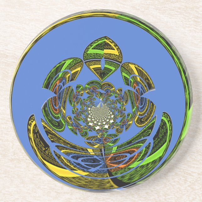 Traditional Just Blue Coaster (Front)