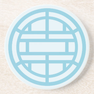 Traditional Korean Culture Pattern Coaster