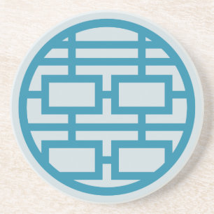 Traditional Korean Culture Pattern Coaster