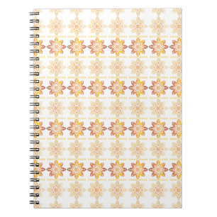 Traditional Latvian SUN sign geometric design VIII Notebook