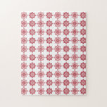 Traditional Latvian SUN sign geometric pattern IV Jigsaw Puzzle<br><div class="desc">In Latvian folk art: The Sun Sign is the dominant feature of God's heaven. Likewise, the sign of Sun is the most frequently used element in Latvian designs and crafts. In ornaments of the Early Iron Age, it is a plain circle. Later it evolved into various eight-segmented units. The motif...</div>