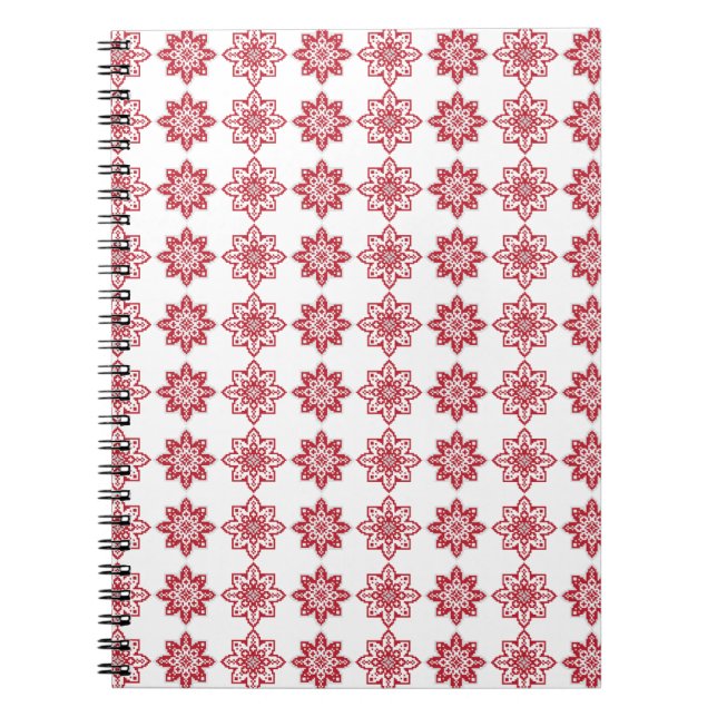 Traditional Latvian SUN sign geometric pattern IV Notebook (Front)