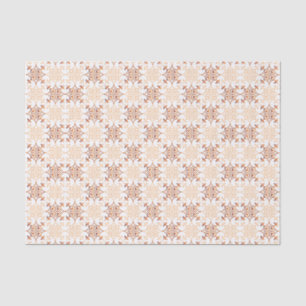 Traditional Latvian SUN sign geometric pattern VII Tissue Paper