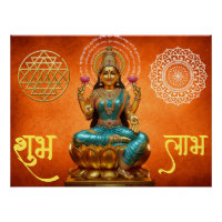 Traditional Laxmi Mata Poster