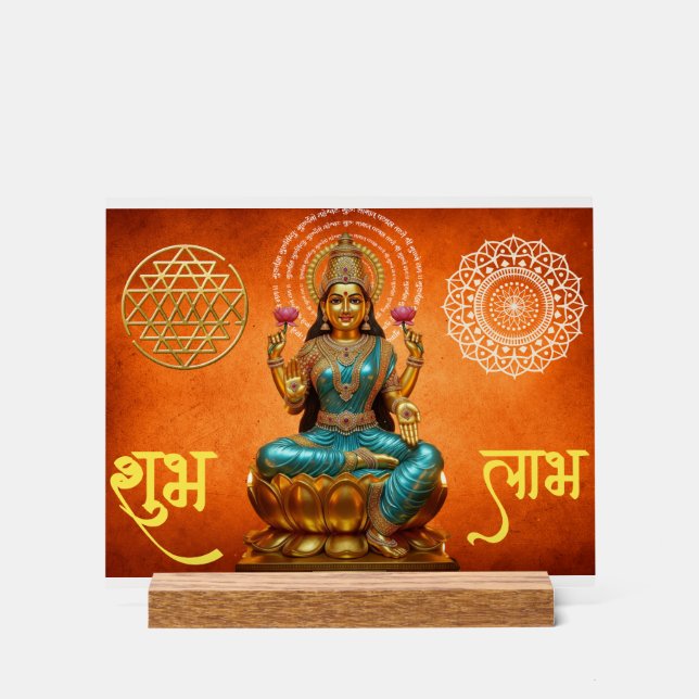 Traditional Laxmi Mata Poster (Front)