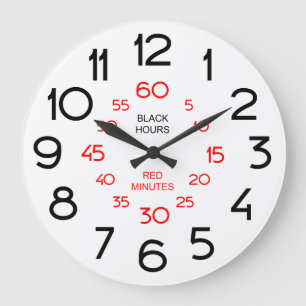 Traditional Learn to Tell Time Classroom Clock