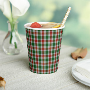 Traditional Loch Lomond Plaid Pattern Cups