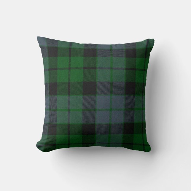 Traditional MacKay Tartan Plaid Pillow (Front)