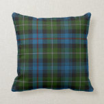 Traditional MacKenzie Tartan Plaid Pillow<br><div class="desc">Great looking green,  blue,  and red tartan plaid accent pillow,  done in the MacKenzie family pattern. Adds a stylish touch to any room of the house or office. Customise to add text.  Makes a great gift idea.</div>