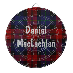 Traditional MacLachlan Plaid Dart Board