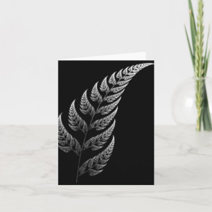 Traditional Maori Tribal Tattoo. New Zealand. Aote Card