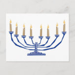 Traditional Menorah Postcard<br><div class="desc">Traditional Menorah</div>