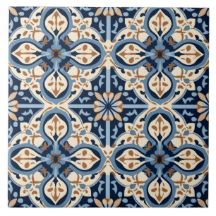 Traditional Mexican Pattern Ceramic Tile
