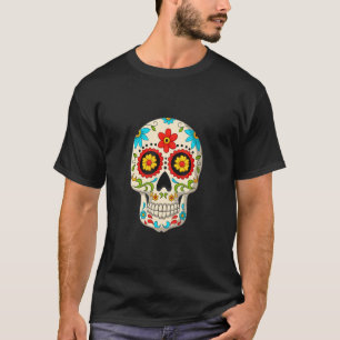 Traditional Mexicans Sugar Skull Dia de los Muerto T-Shirt