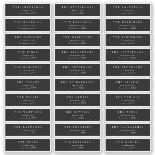 Traditional Monogram Black Crest Classic Wedding (Front)