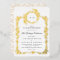 traditional Monogram Crest Classic Wedding Gold