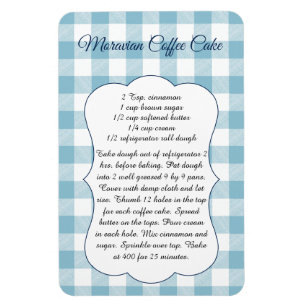 Traditional Moravian Coffee Cake Recipe Kitchen  Magnet
