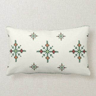 Traditional Moroccan Embroidery | Fassi Embroidery Lumbar Cushion