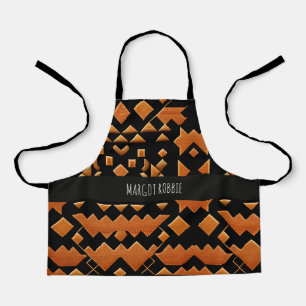 Traditional Moroccan Texture Math Geometric Patter Apron