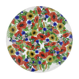 Traditional Motif, Romanian Traditional Motif T-S Cutting Board