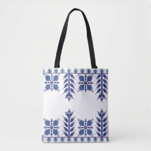 Traditional Motif, Romanian Traditional Motif T-S Tote Bag