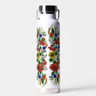 Traditional Motif, Romanian Traditional Motif T-S Water Bottle