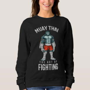 Traditional Muay Thai Gorilla Fighter Thai Boxing Sweatshirt