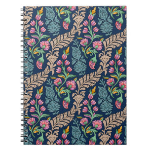 Traditional Mughal Allover Designart,pattern,flora Notebook