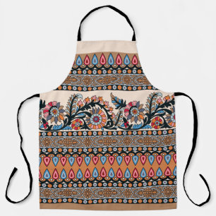 Traditional Mughal Border Designart, seamless, afr Apron