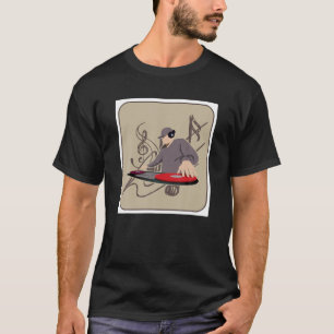 Traditional Music Party Mexican Lottery El DJ Bing T-Shirt