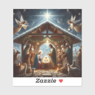 Traditional Nativity Scene