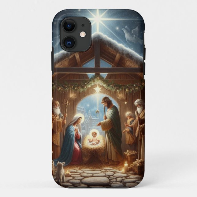 Traditional Nativity Scene Case-Mate iPhone Case (Back)