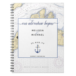 Traditional Nautical Wedding Planning + Organising Notebook