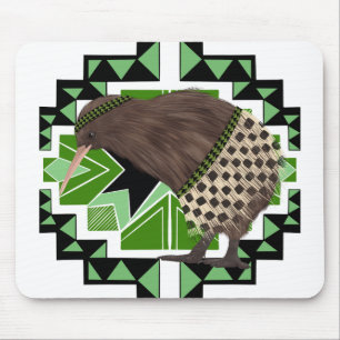 Traditional New Zealand National Bird- Kiwi Bird Mouse Pad