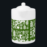 Traditional Nordic Christmas Decor<br><div class="desc">Nordic and Scandinavian inspired original folk art design. © Copyright HGIFY Zazzle. All Rights Reserved. See Collection.</div>
