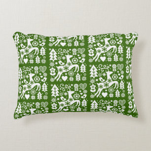 Traditional Nordic Christmas Decor Decorative Cushion