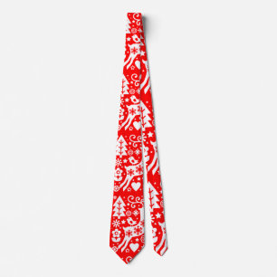 Traditional Nordic Christmas Decor Tie