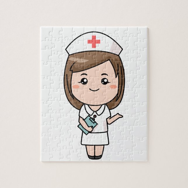 Traditional Nurse Jigsaw Puzzle (Vertical)