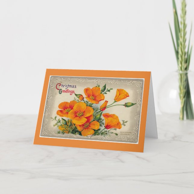 Traditional Old Fashioned Christmas Card (Front)