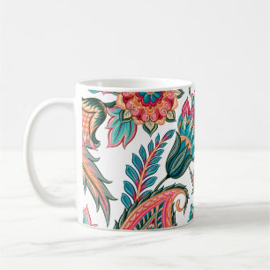 Traditional oriental seamless paisley pattern. Vin Coffee Mug